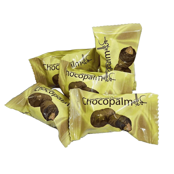 شکلات خرما با مغز بادام چکوپالم chocopalm-