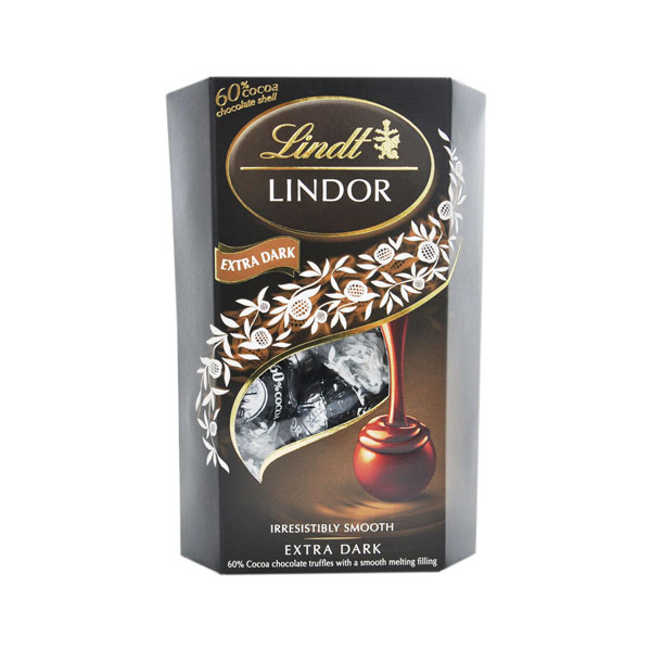 شکلات ترافل کادویی لینت لیندور اکسترا دارک lindt - 