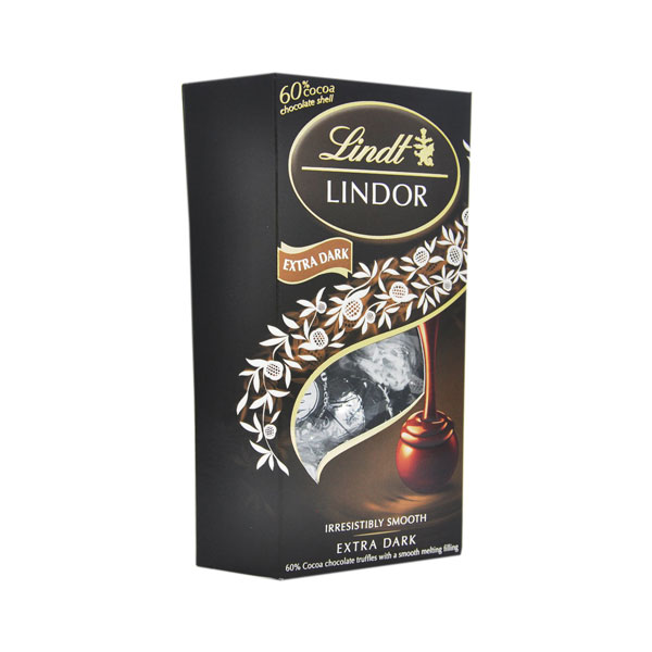 شکلات ترافل کادویی لینت لیندور اکسترا دارک lindt-