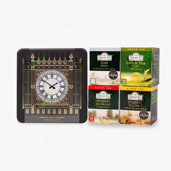 چای کیسه ای احمد مدل ساعت لندن بیگ بن کالکشن 4 بسته 10 عددی BIG BEN COLLECTION-