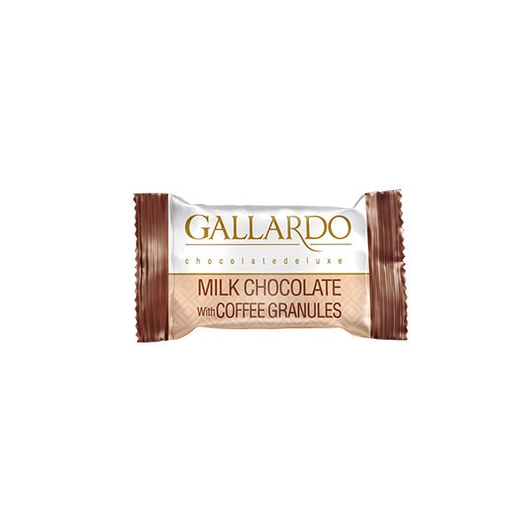 شکلات شیری گالاردو با گرانول قهوه فرمند 330 گرم Gallardo-